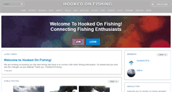 Desktop Screenshot of hookedonfishing.com